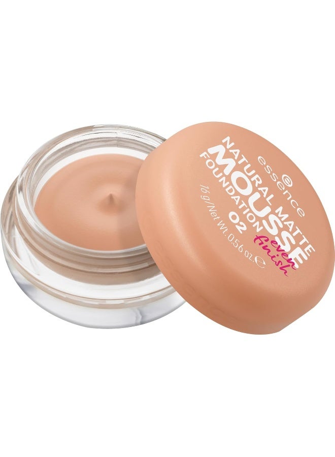Essence - Natural Matte Mousse Foundation Beige 02 - Image 1