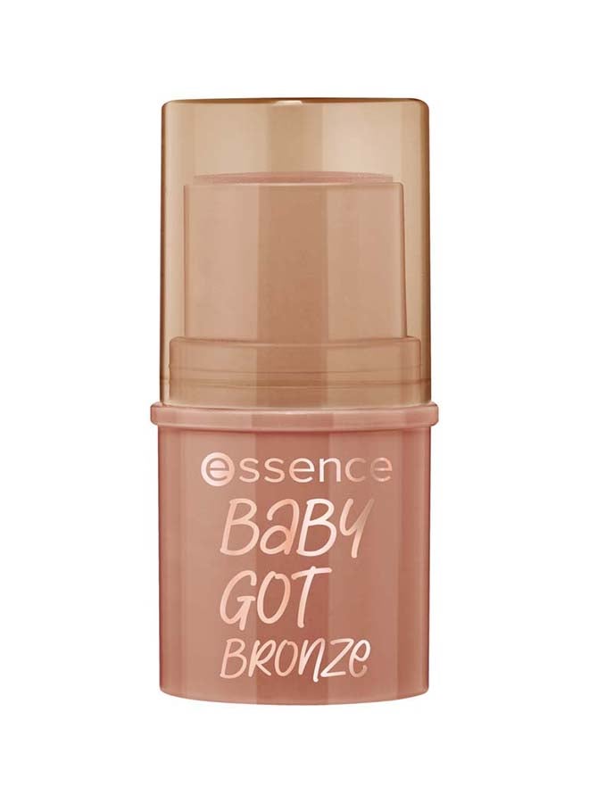 Essence Baby Got Bronze Bronzing Stick | Contour Pen | Neutral Brown No.10 | Creamy Blendable Formula | Natural Radiant Glow | Vegan & Cruelty Free | Alcohol Free | Paraben Free | 5.5 g Cinnamon Spice 10 - Image 1