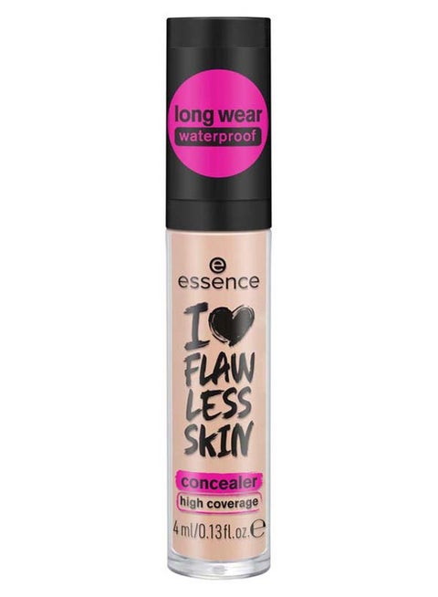 I Love Flawless Skin Concealer | 30 Light Beige | Waterproof Liquid Concealer | Lightweight Hydrating Makeup for All Skin Types | High Coverage for Redness Blemishes Spots | 4 ml Light Beige 30