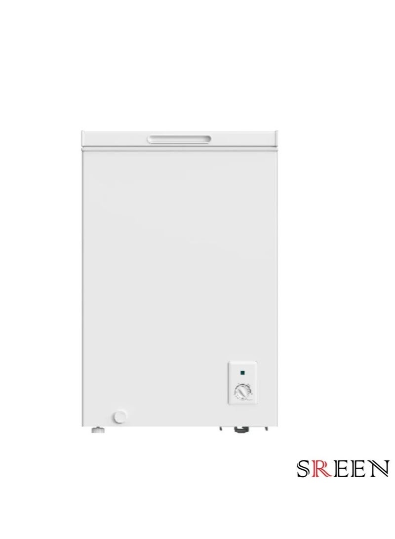 SREEN - Top Load Freezers - 3.5 Feet - 99 L SRCF129DF White - Image 1