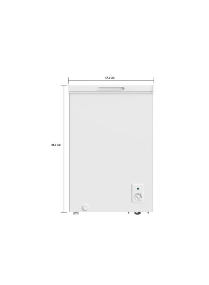 SREEN - Top Load Freezers - 3.5 Feet - 99 L SRCF129DF White - Image 1