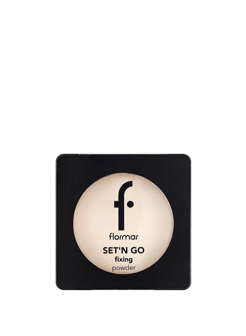 flormar - NP Set 'N Go Fixing Powder - 001 Banana - Image 1