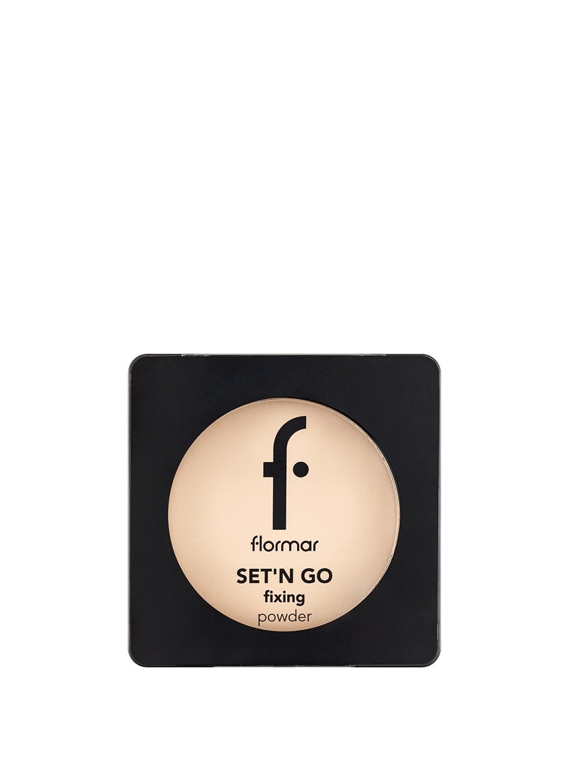 فلورمار NP Set 'N Go Fixing Powder - 002 Honey  - Image 2