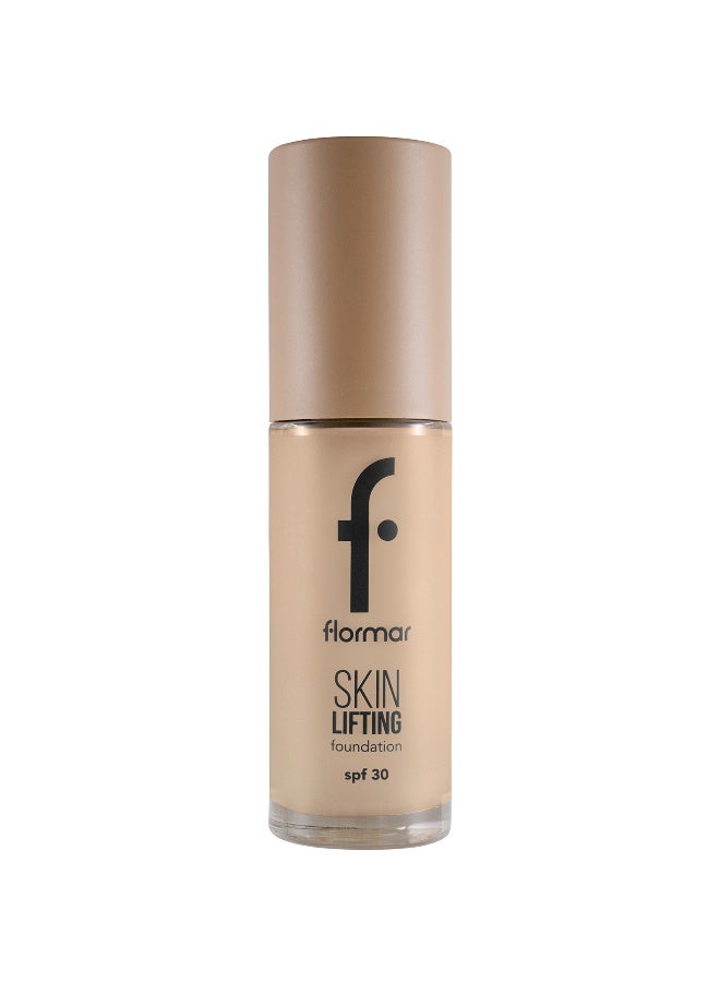 flormar Skin Lifting Foundation – 070 Medium Beige – Creamy Texture, Firming Care Effect, SPF 30, Smooth Youthful-Looking Finish - Image 1
