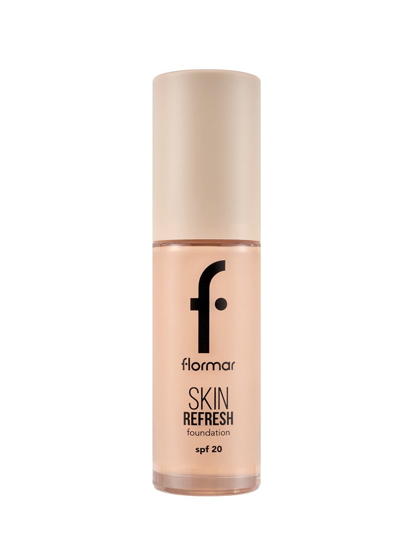 flormar NP Skin Refresh Fdt  - 020 Light Ivory - Image 1