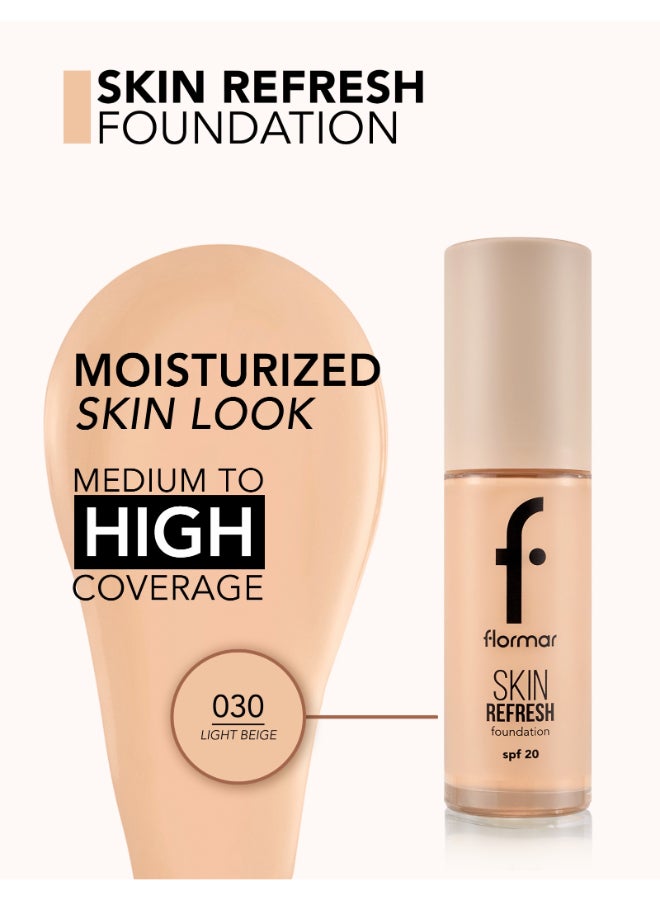 flormar NP Skin Refresh Fdt  - 030 Light Beige - Image 4