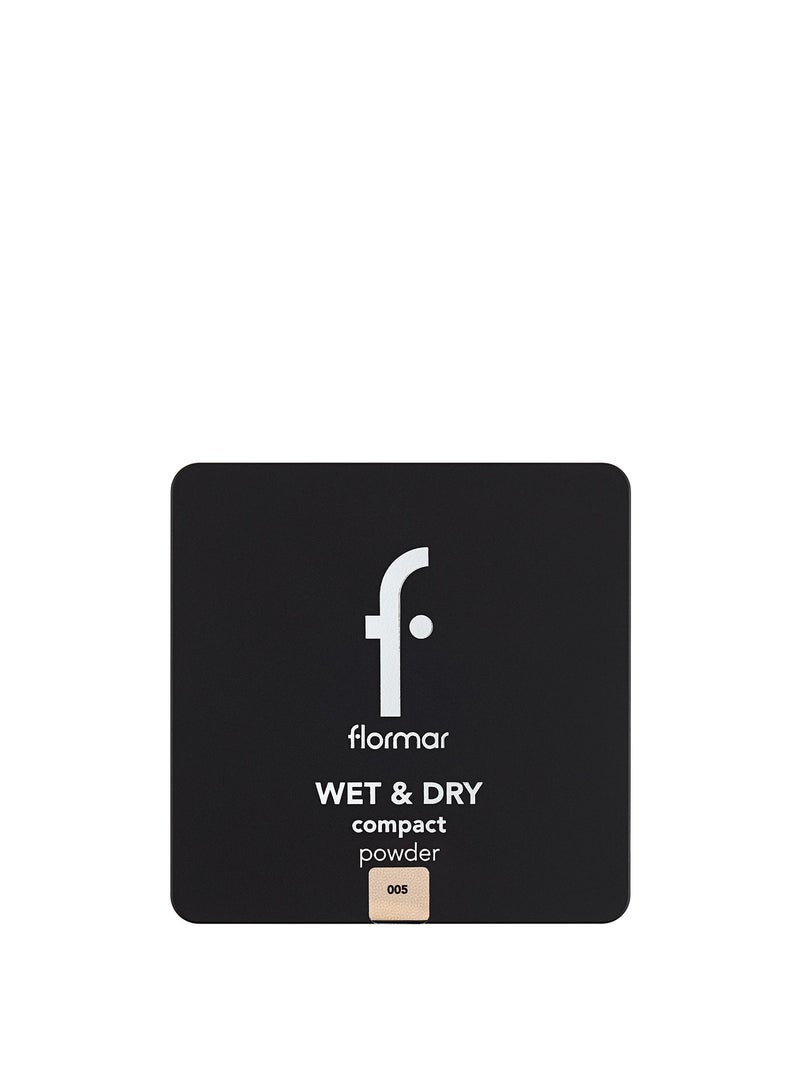 flormar - NP Wet & Dry Compact Powder - 005 Medium Caramel - Image 1