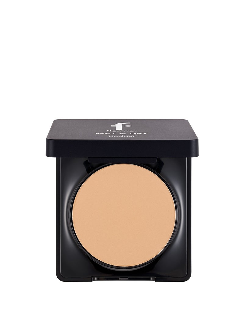 flormar NP Wet & Dry Compact Powder - 010 Apricot, 10g - Image 1