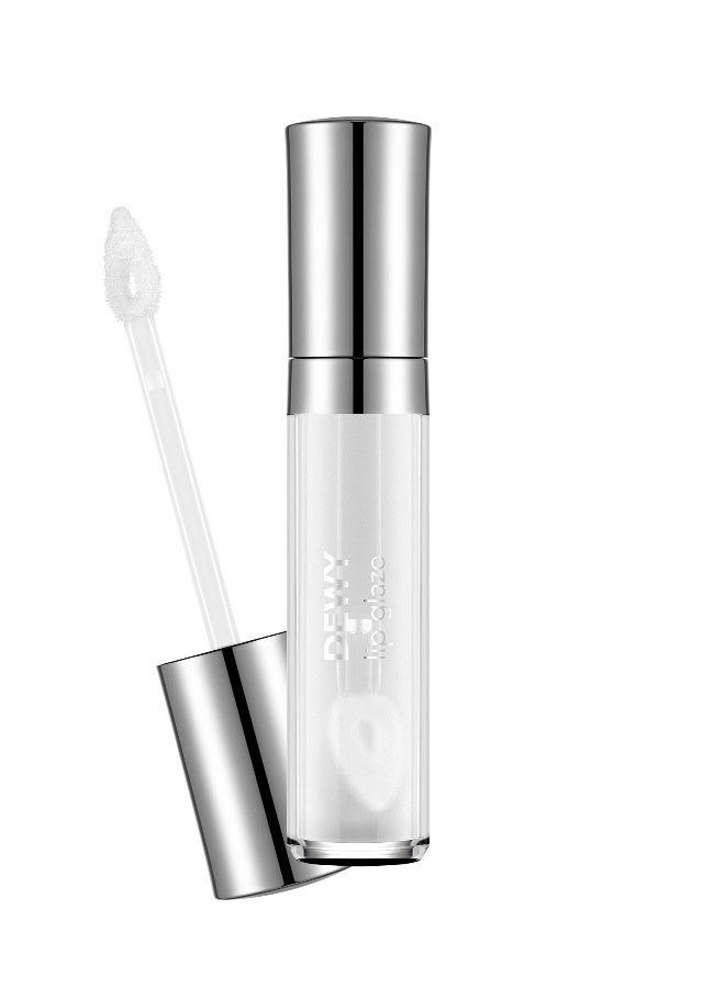 flormar Dewy Lip Glaze – 001 Wet Lips – High-Shine Lip Glaze, Pearlescent Shimmer, Smooth Comfortable Wear, Long-Wear Glossy Look - Image 1