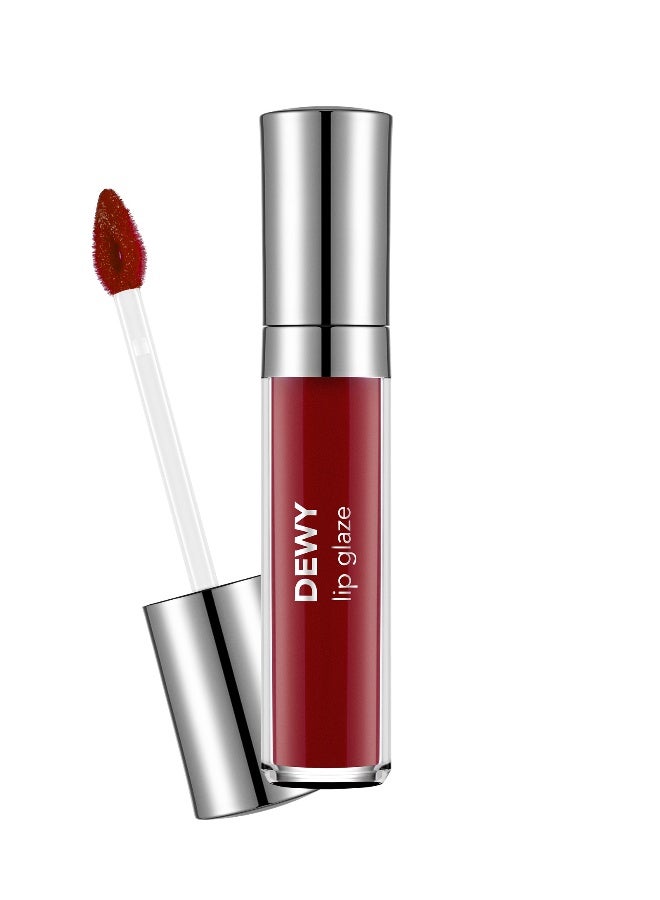 flormar Dewy Lip Glaze – 009 Vibrant Red – High-Shine Lip Glaze, Pearlescent Shimmer, Smooth Comfortable Wear, Long-Wear Glossy Look - Image 1