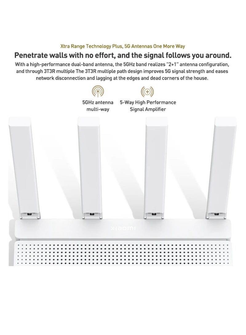 AX3000T 2.4GHz/5GHz Dual-band 1.3GHz CPU Router Supports NFC Connection White - pnsku/N70081930V/45/_/1717135535/0d378759-8104-4cc1-ba49-4d9711096870