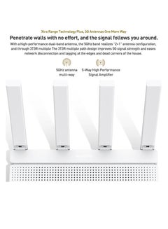 Xiaomi AX3000T 2.4GHz/5GHz Dual-band 1.3GHz CPU Router Supports NFC Connection White  - Image 5