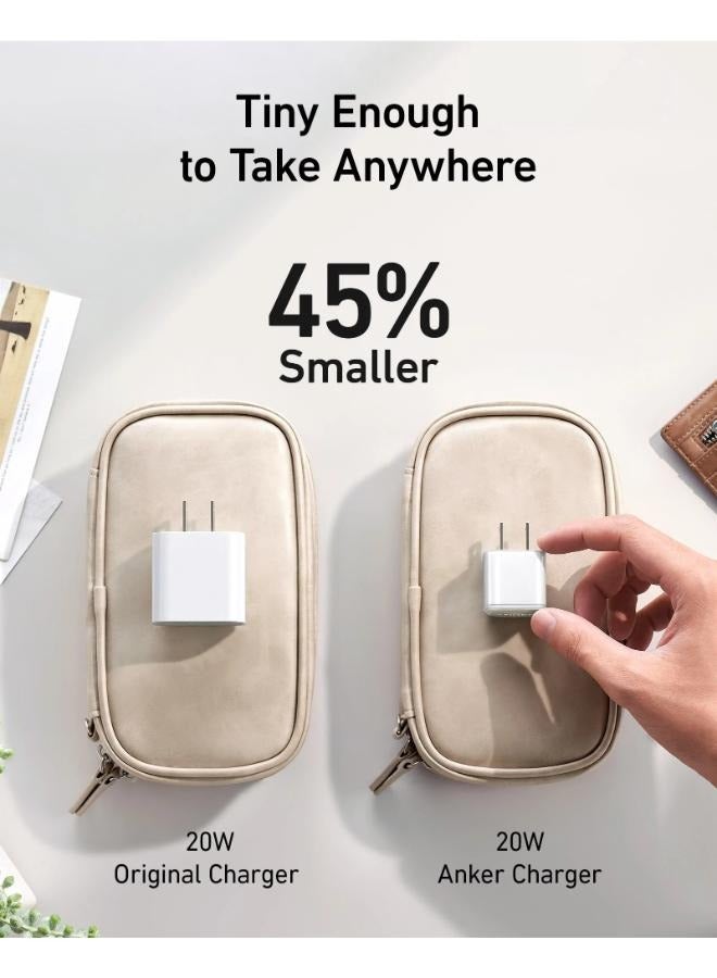 Anker - Anker 511 Charger ( Nano Pro ) (20W) Type-C Charger Adapter, A26336Q5 - Levender - Image 1