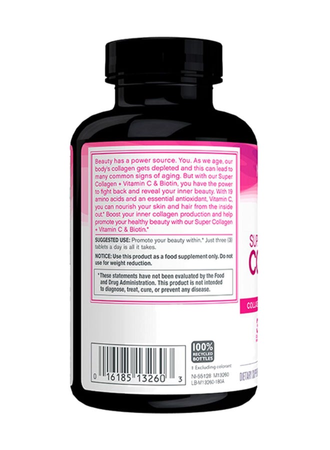 NEOCELL Super Collagen + Vitamin C & Biotin Tablets For healthy skin, hair, nails & joints 180  - Image 2