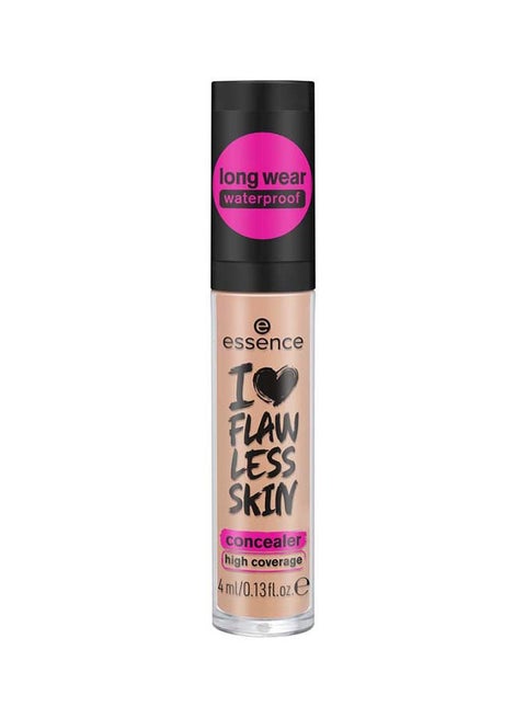 I Love Flawless Skin Concealer | 50 Light Sand | Waterproof Lightweight Coverage Cream for Natural Look | Hydrating Aloe Vera Concealer for Sensitive Skin | 4 ml Light Sand 50