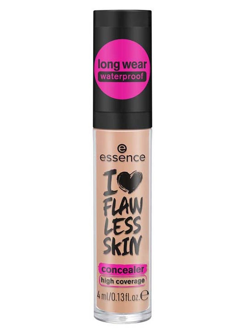 Essence I Love Flawless Skin Concealer | 50 Light Sand | Waterproof Lightweight Coverage Cream for Natural Look | Hydrating Aloe Vera Concealer for Sensitive Skin | 4 ml Light Sand 50 - Image 1