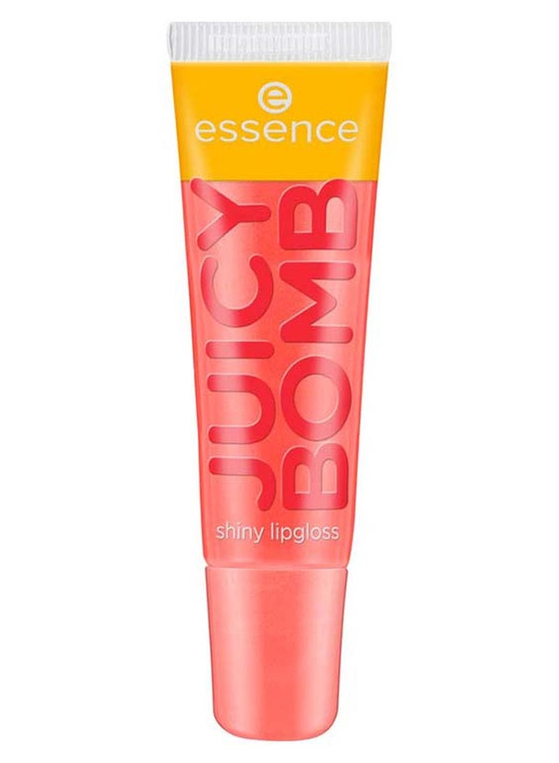 Essence Juicy Bomb Shiny Lip Gloss | 103 Proud Papaya | Ultra Glossy Finish | Fruity Fresh Fragrance | Non Sticky Texture | Vegan | Paraben Free | Cruelty Free | 10 ml Proud Papaya 103 - Image 1
