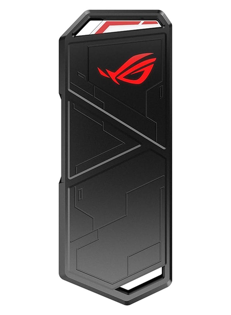 ASUS ROG STRIX Arion Aluminum Alloy M.2 NVMe SSD External Portable Enclosure Case, USB 3.2 Gen 2 Type-C (10 Gbps) ESD-S1C 90DD02H0-M09000 Black - Image 1