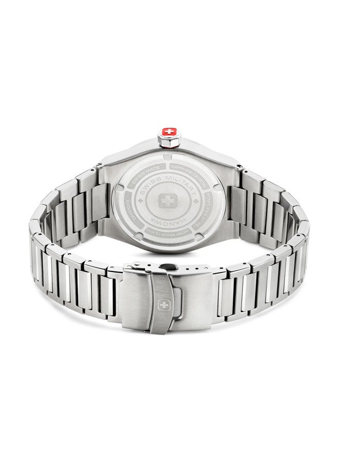 SWISS MILITARY HANOWA Men's Analog Quartz Round Shape Stainless Steel Wrist Watch  -  43mm  - Image 3