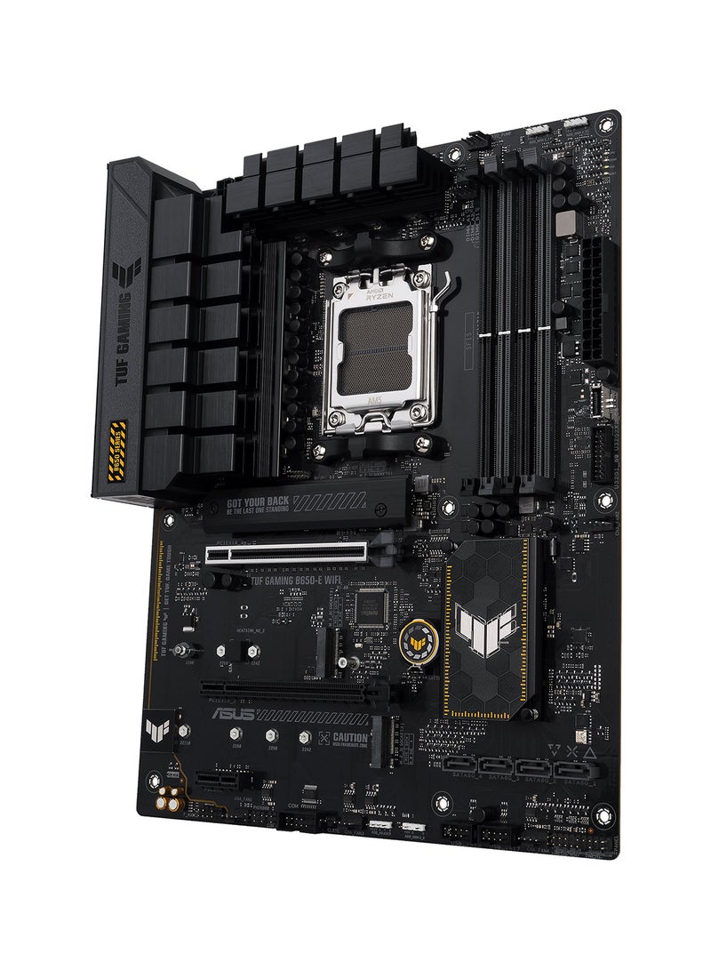 TUF GAMING B650M-E Wi-Fi AM5 mATX Motherboard, AMD B650 Chipset, 4x DDR5 DIMM, 192GB Max Memory, 2.5Gb Ethernet,, PCIe 4.0, 3 x M.2 slots, USB 3.2 ,Type-C, HDMI, DP, Wi-Fi 6E | 90MB1GT0-M0EAY0