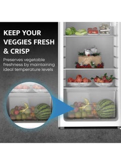 180L Gross,Net 138L, Double Door Top Mounted Refrigerator, Manual De- Frost, Mechanical Control System, Interior Light, Metallic Finish, Lock And Key, 10 Year Compressor Warranty 180 L KR-RDC 180IH INOX - pnsku/N70082088V/45/_/1717407209/03bb43c2-8417-463d-bce6-7d1a079040d6