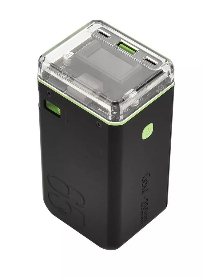 Goui - 20000 mAh Beast Super Fast 65W Power Bank - Portable Charging Solution with Simultaneous Charging Functionality, Compatible with Smartphones, Tablets, Gaming Devices, Portable DVD Players, MP3/MP4 Players, and Bluetooth Devices – Convenient, Compact, and Reliable Power On-the-Go - Black - Image 1