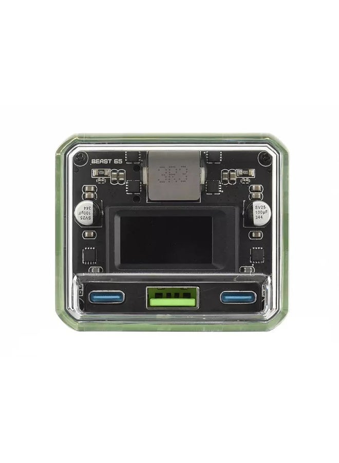 Goui - 20000 mAh Beast Super Fast 65W Power Bank - Portable Charging Solution with Simultaneous Charging Functionality, Compatible with Smartphones, Tablets, Gaming Devices, Portable DVD Players, MP3/MP4 Players, and Bluetooth Devices – Convenient, Compact, and Reliable Power On-the-Go - Black - Image 1