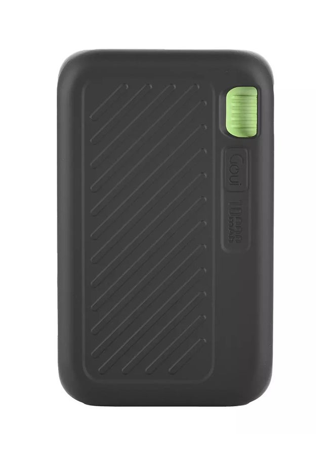 Goui - 10000 mAh Singi Power Bank – High-Capacity Portable Charger for Smartphones, Tablets, and More | Charge Multiple Devices Simultaneously | Compact, Convenient, and Travel-Friendly - Black - Image 1
