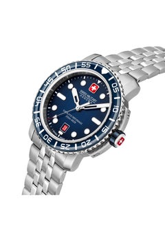 SWISS MILITARY HANOWA Men's Analog Quartz Round Shape Stainless Steel Wrist Watch  -  44mm  - Image 2