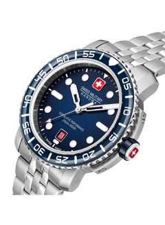 SWISS MILITARY HANOWA Men's Analog Quartz Round Shape Stainless Steel Wrist Watch  -  44mm  - Image 4