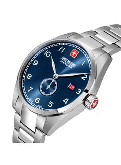SWISS MILITARY HANOWA Men's Chronograph Quartz Round Shape Stainless Steel Wrist Watch  -  42mm  - Image 4