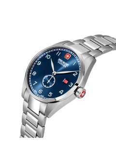 SWISS MILITARY HANOWA Men's Chronograph Quartz Round Shape Stainless Steel Wrist Watch  -  42mm  - Image 2