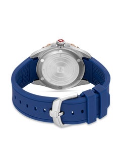 SWISS MILITARY HANOWA Men's Analog Quartz Round Shape Silicone Wrist Watch  -  44mm  - Image 3
