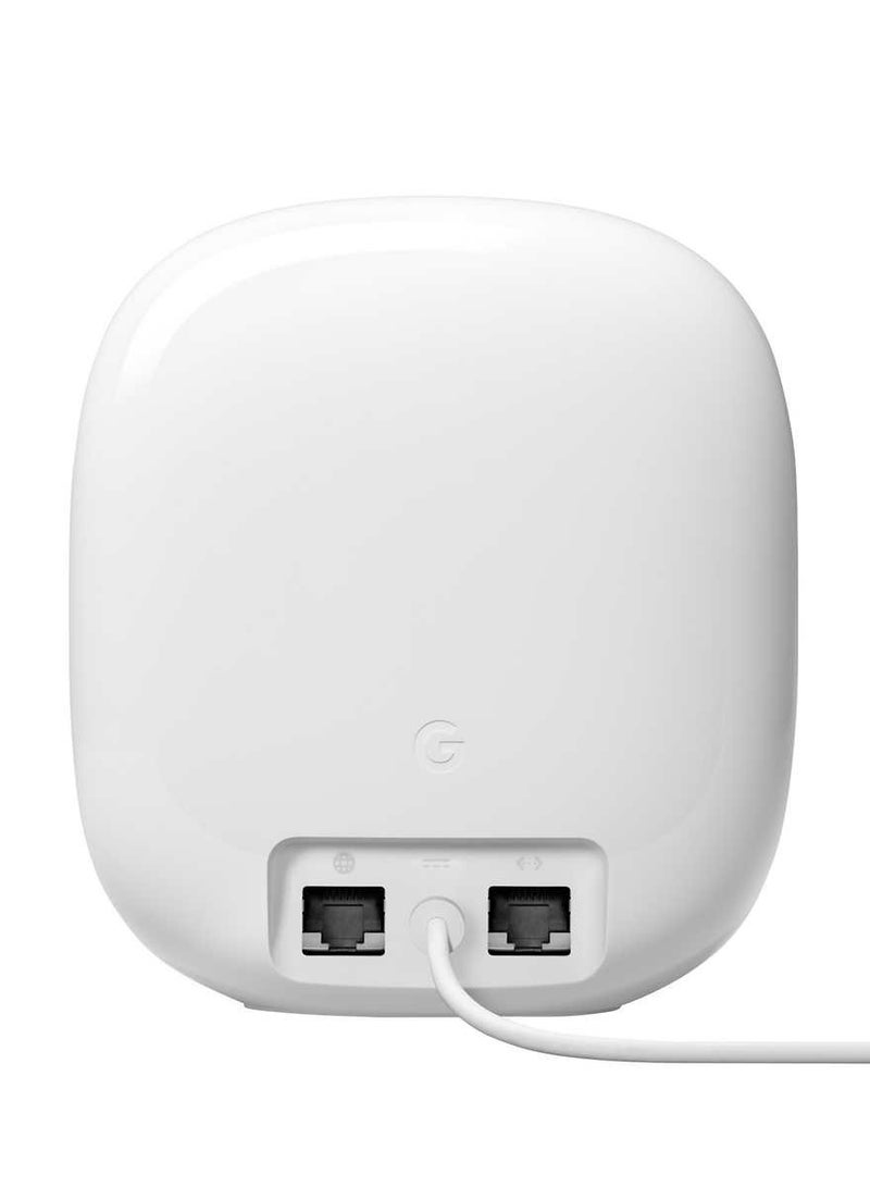 Google - Nest Wifi Pro, tri-band Wi-Fi 6E, 4-pack Snow - Image 1