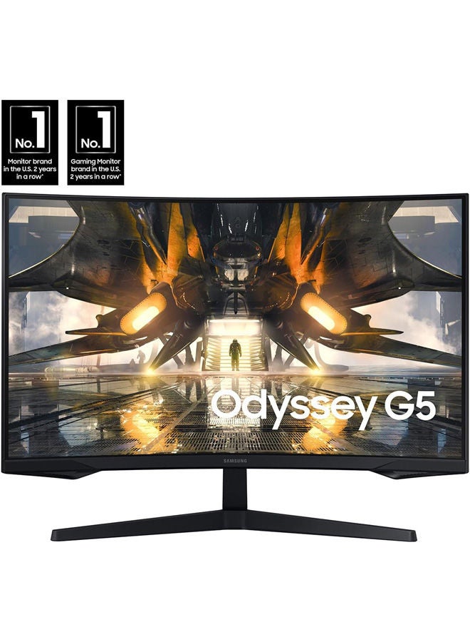 Odyssey G5 2K QHD HDR10 VA Panel Technology Curved Gaming Monitor with 165Hz Refresh Rate and AMD FreeSync, 32-Inch Size Black - pnsku/N70082266V/45/_/1717156957/9f5782fb-8df5-4169-904f-1a906f80fdf9