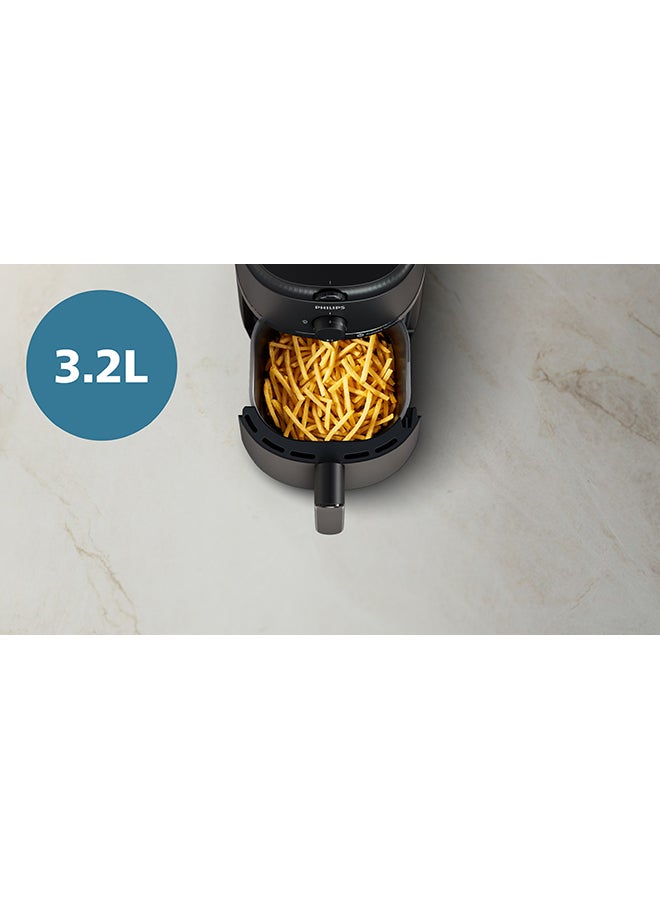 Philips - Airfryer Compact - Analogue, 12 Cooking Functions, Rapid Air Technology, 3.2 L 1300 W Philips NA110/09/00 Black - Image 1