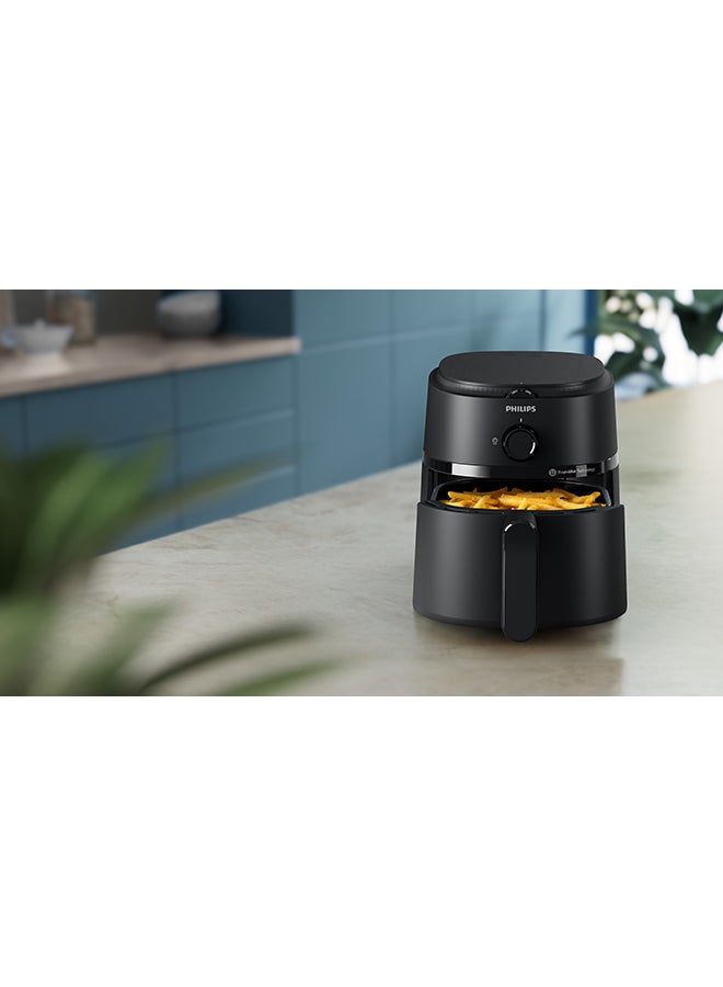 Philips - Airfryer Compact - Analogue, 12 Cooking Functions, Rapid Air Technology, 3.2 L 1300 W Philips NA110/09/00 Black - Image 1