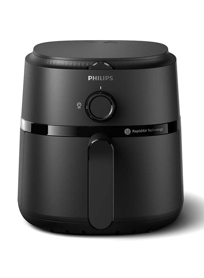 Philips - Airfryer Compact - Analogue, 12 Cooking Functions, Rapid Air Technology, 3.2 L 1300 W Philips NA110/09/00 Black - Image 1