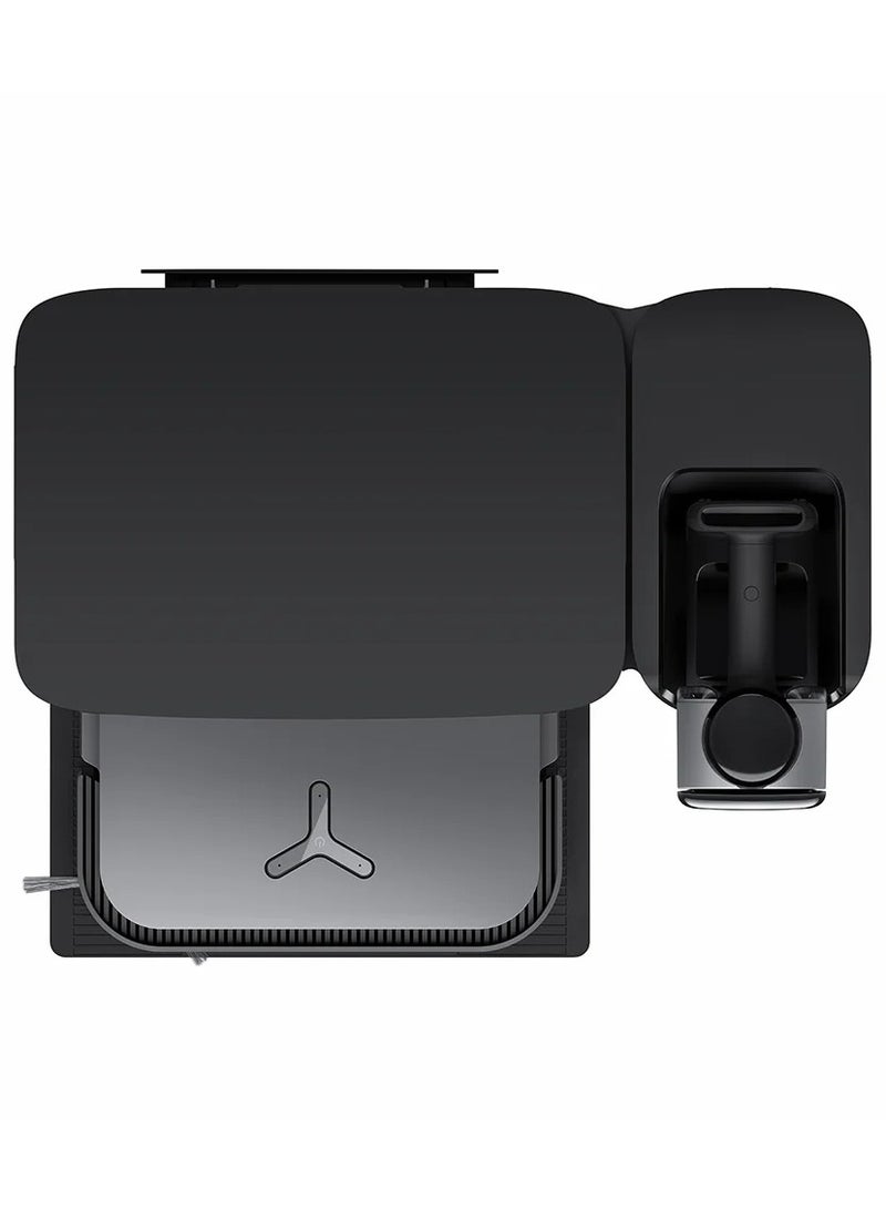 ecovacs - DEEBOT X2 Combo,All-in-One Cleaning Hub,8700Pa,60°C Hot Water Washing,15mm Auto-Mop Lift,9.5cm Ultra-thin,Dual Laser LiDAR,90 Days Dust Auto Empty,YIKO 2.0,6400 mAH Big Battery-Black 4 L 65 W DEX86 Black - Image 1