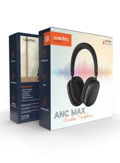 porodo Soundtec Airpodmax ANC Headphone Black  - Image 3