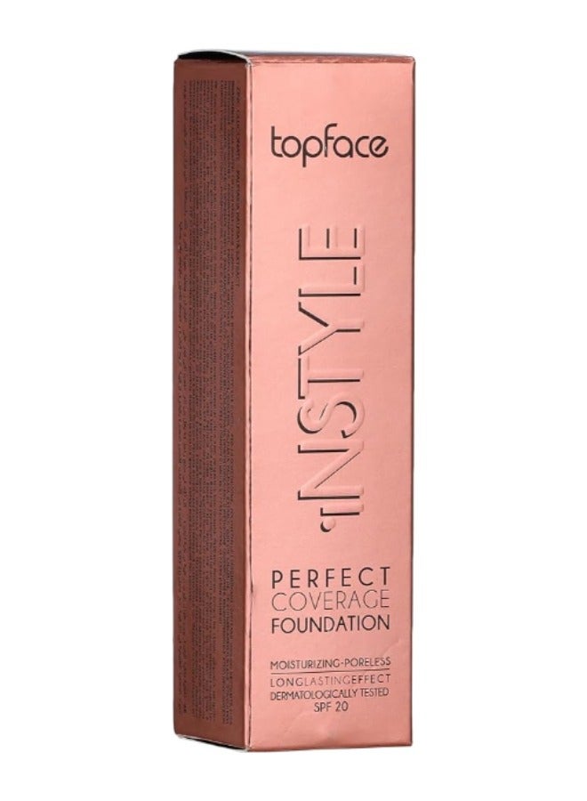 توب فايس - Instyle Perfect Coverage Foundation SPF 20 - 005 - Image 1