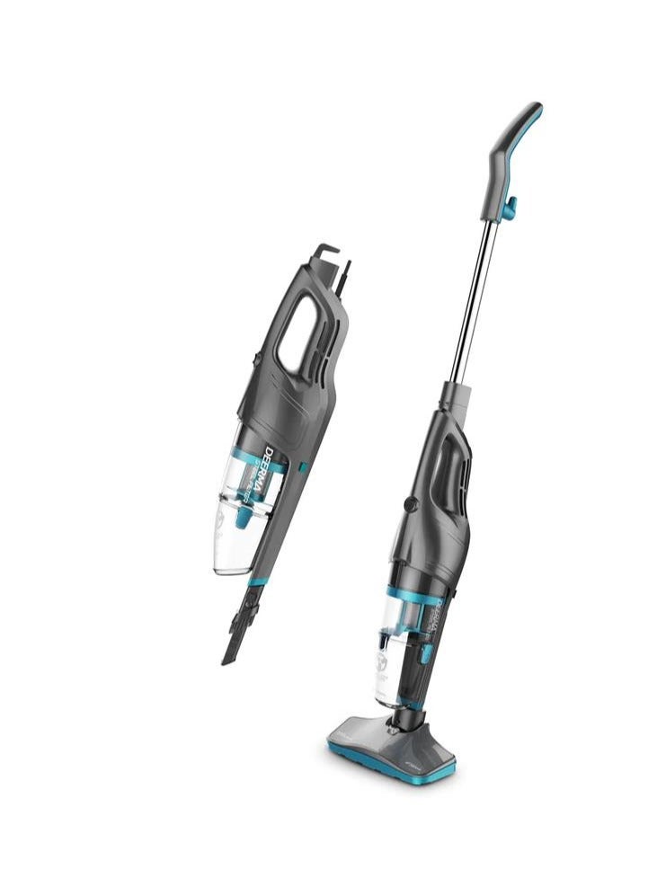 Deerma - Upright Vacuum Cleaner Wired Handheld Household Cleaner Low Noise Dust Collector Strong Suction 1.2 L 600 W DX900 Black - Image 1