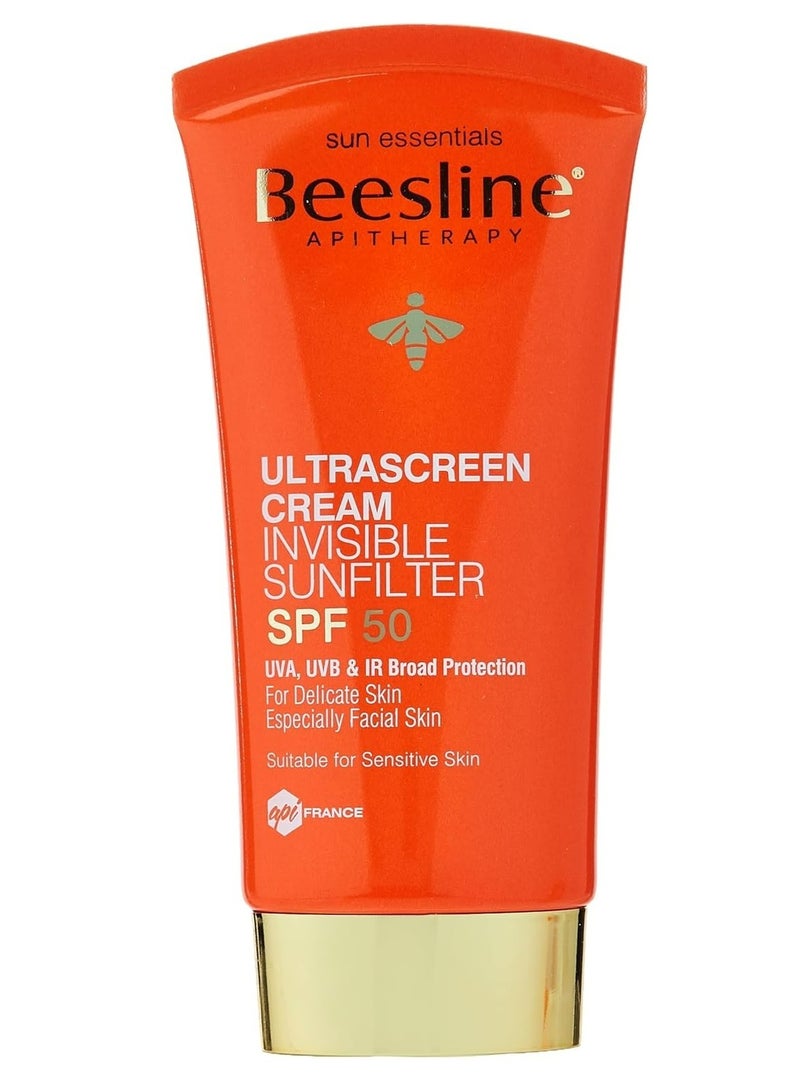 بيزلين كريم Ultrascreen SPF 50 مرشح الشمس غير المرئي 