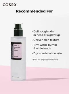 Cosrx AHA 7 Whitehead Power Liquid - Gentle Exfoliating Solution for Smooth, Radiant Skin 100ml  - Image 3