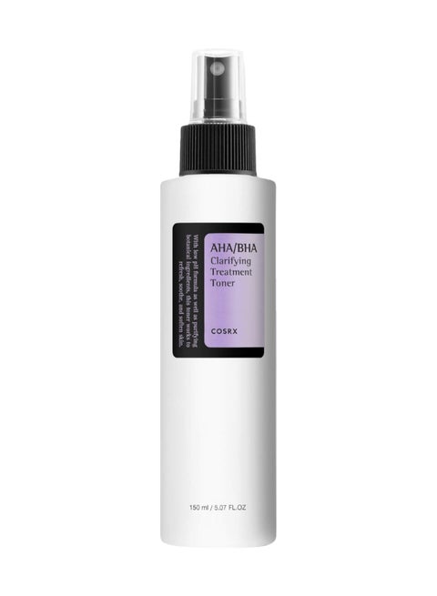 AHA/BHA Clarifying Treatment Toner  Facial Exfoliating Spray for Whiteheads Pores & Uneven Skin Korean Toner 150ml