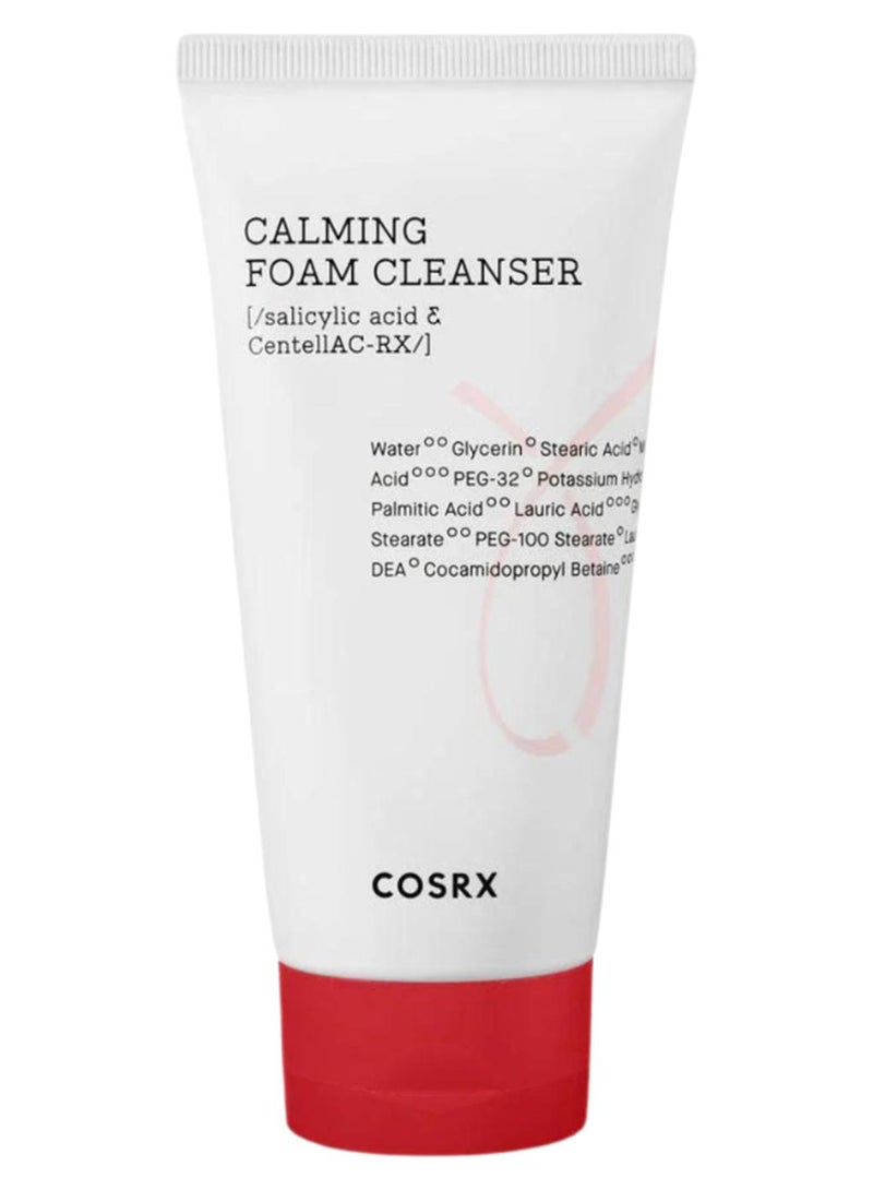 COSRX AC Collection Calming Foam Cleanser Salicylic Acid Acne Cleanser | Animal Testing Free Paraben Free 150ml - Image 1