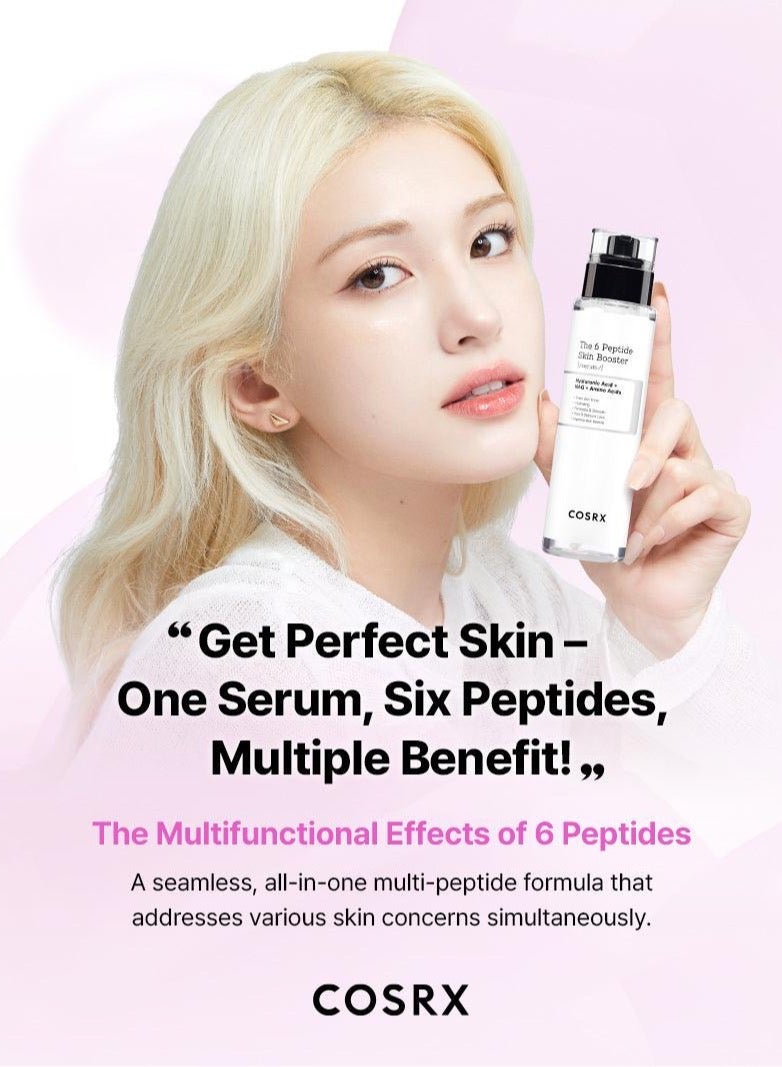 6 Peptide Skin Booster Serum Skin Renewal Boosting Facial Essence Niacinamide & Hyaluronic Acid For All Skin Types Korean Skincare Paraben Free 150ml - pnsku/N70082493V/45/_/1717399907/f093b295-0ed8-4761-9140-d5de6045daac