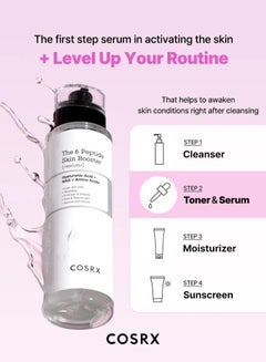 6 Peptide Skin Booster Serum Skin Renewal Boosting Facial Essence Niacinamide & Hyaluronic Acid For All Skin Types Korean Skincare Paraben Free 150ml - pnsku/N70082493V/45/_/1717399909/719abe9f-1891-43a3-b8f1-9c779ac842a5