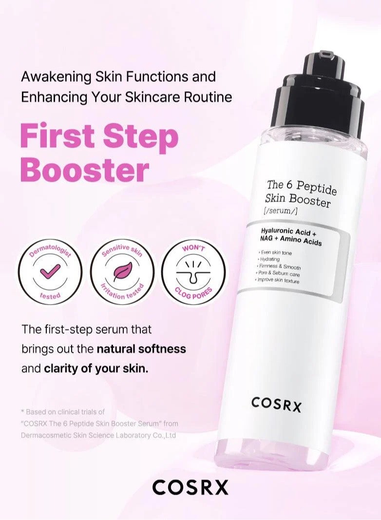 Cosrx - The 6 Peptide Skin Booster Serum Hyaluronic Acid + NAG + Amino Acids 150ml - Image 1