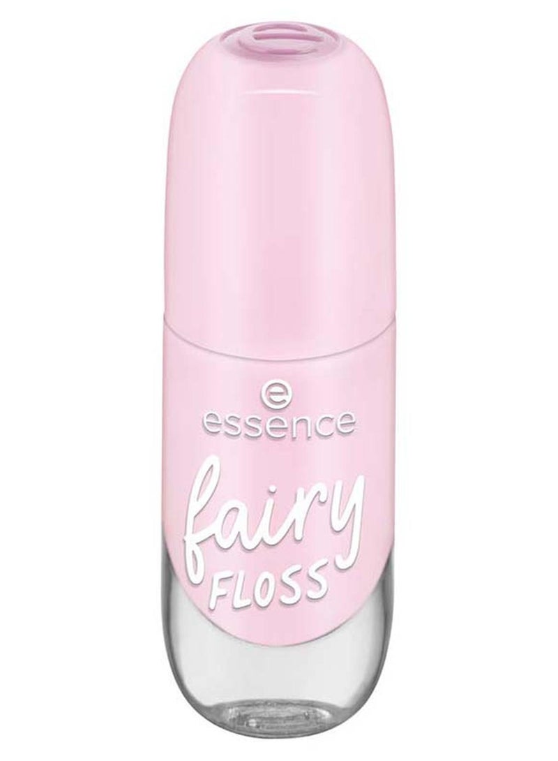 Essence Gel Nail Polish | 70 Fairy Floss Shade | Quick Dry & Long Lasting | Glossy Gel-Like Finish | Vegan & Climate Neutral | Easy Application with Double Touch Brush | 8ml (Pack of 1) Fairy Floss 70 - Image 1